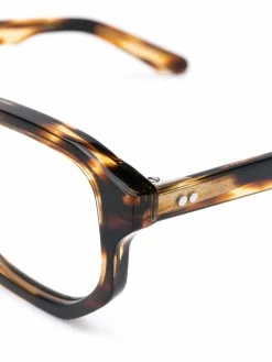 Lesca lunettes de vue Maio à monture à effet écailles de tortue