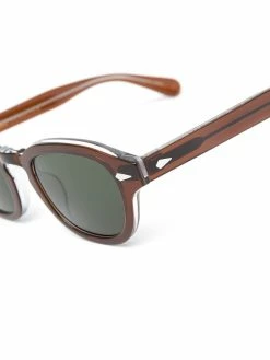 Lesca lunettes de soleil Posh à monture ronde