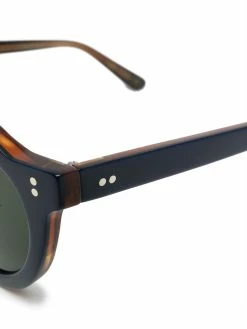 Lesca lunettes de soleil à monture ronde