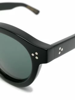 Lesca lunettes de soleil à monture ronde