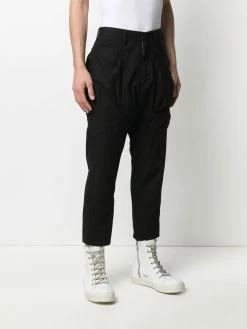 Julius pantalon crop à coupe sarouel