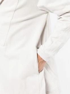 Julius hoodie oversize à fermeture dissimulée