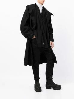 Julius parka à design drapé