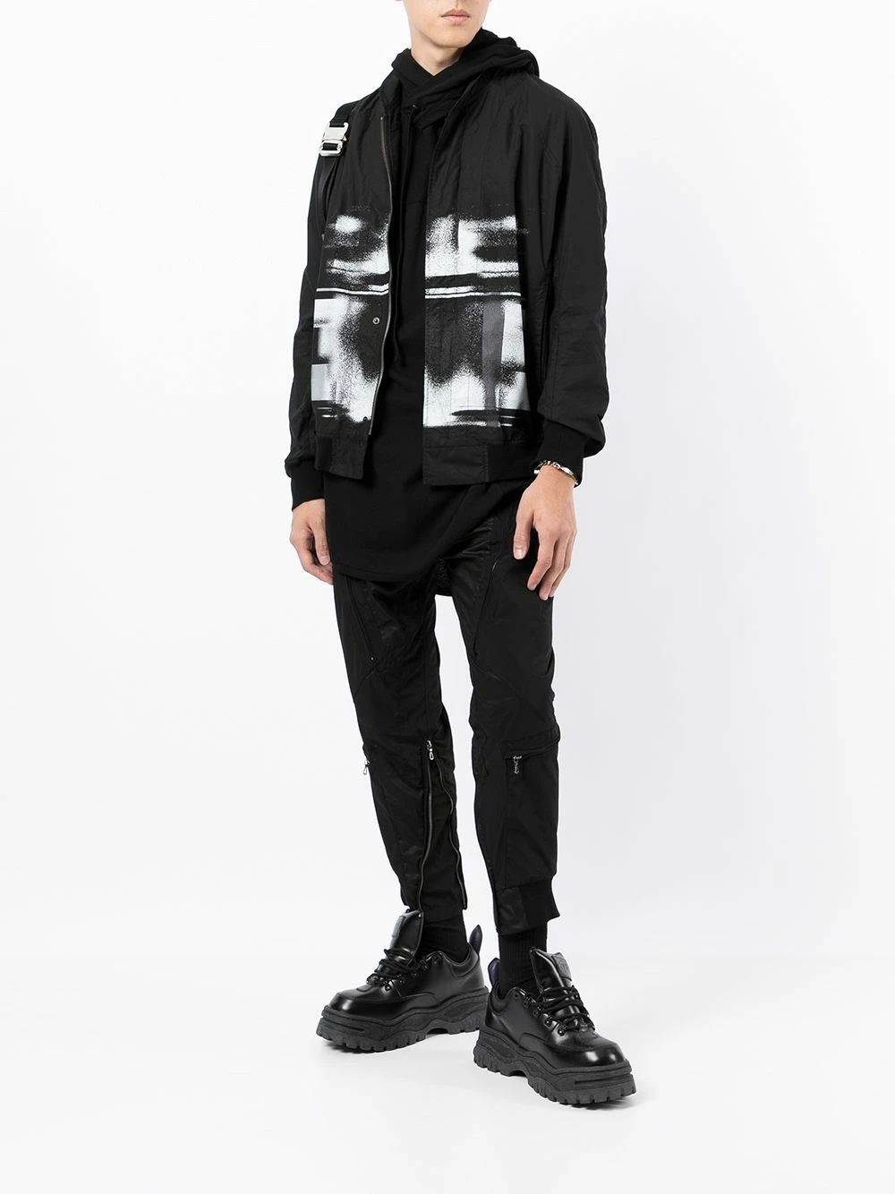 Julius veste légère à imprimé graphique