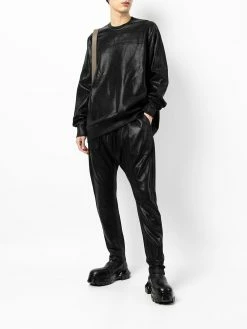 Julius pantalon à effet enduit