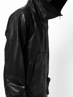 Julius manteau à fini enduit