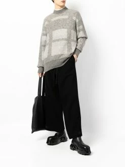 Julius pull en laine d'alpaga à motif géométrique