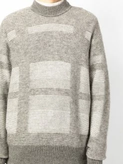 Julius pull en laine d'alpaga à motif géométrique