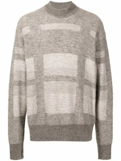 Julius pull en laine d'alpaga à motif géométrique