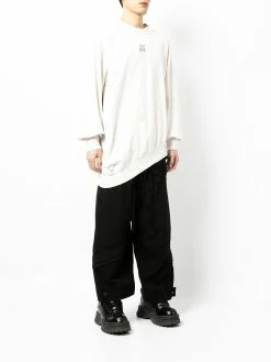 Julius sweat oversize à ourlet asymétrique