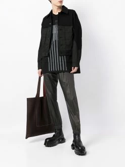 Julius veste crop à empiècements contrastants