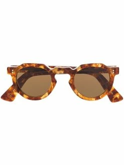 Lesca lunettes de soleil Crown Panto à monture ronde