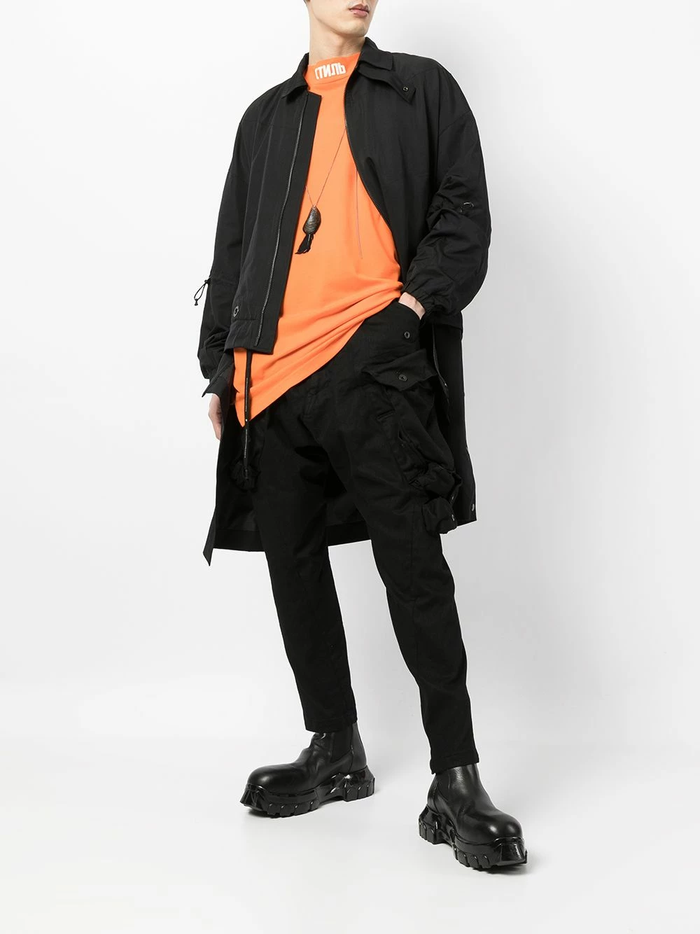 Julius pantalon slim à poches cargo